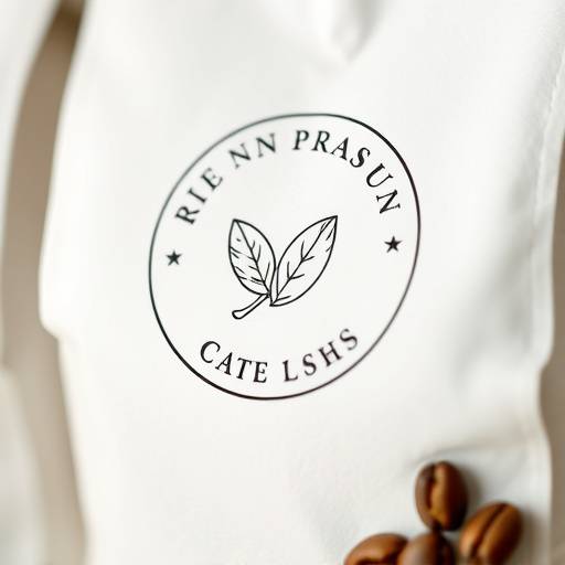 A close-up of beautifully designed packaging for 'Artisan Coffee Roasters', showcasing a hand-drawn logo and premium coffee beans.